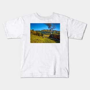 Cumbres and Toltec Narrow Gauge Railroad Route Kids T-Shirt